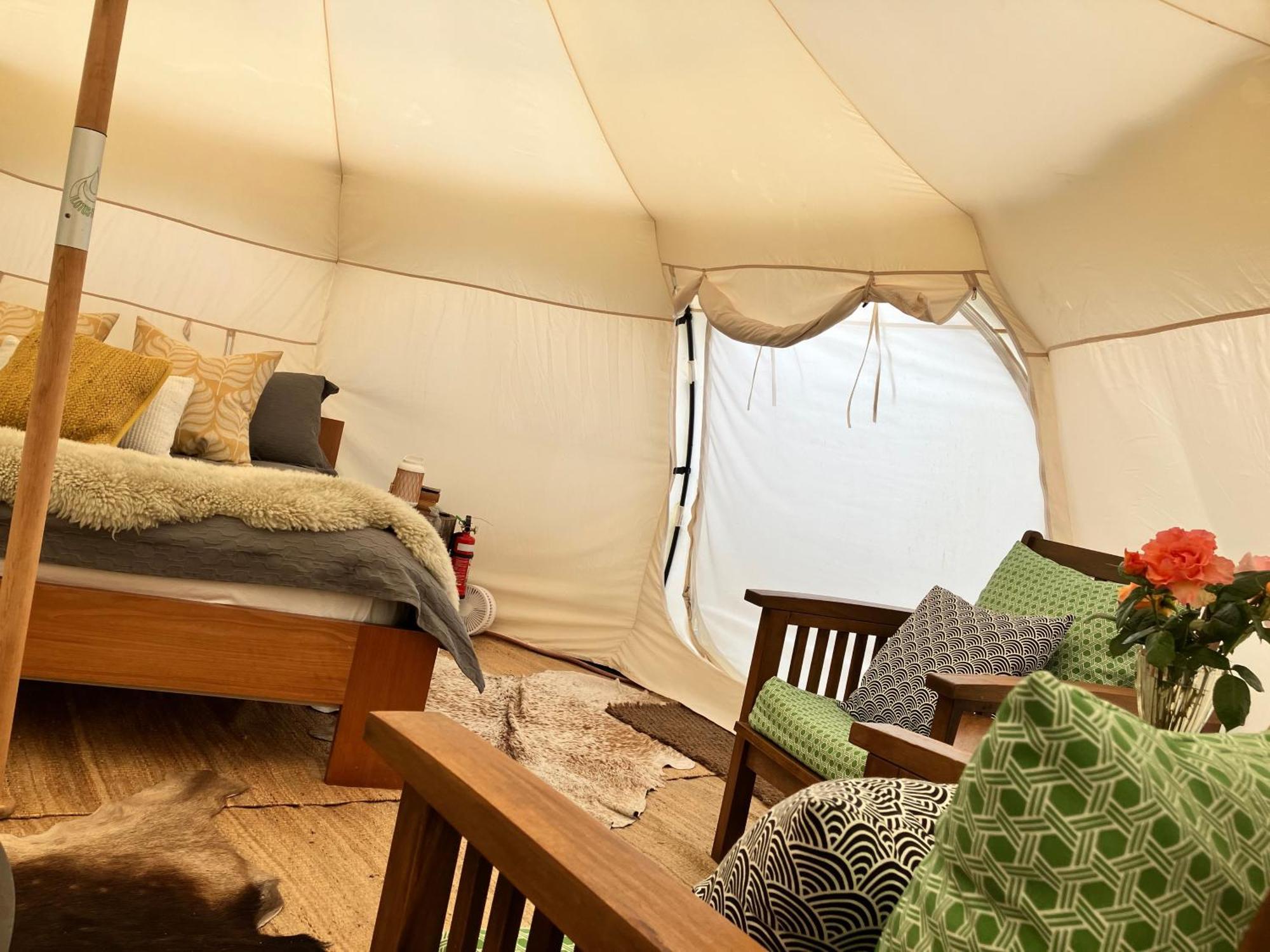 Hôtel Golden Bay Glamping à Takaka Extérieur photo